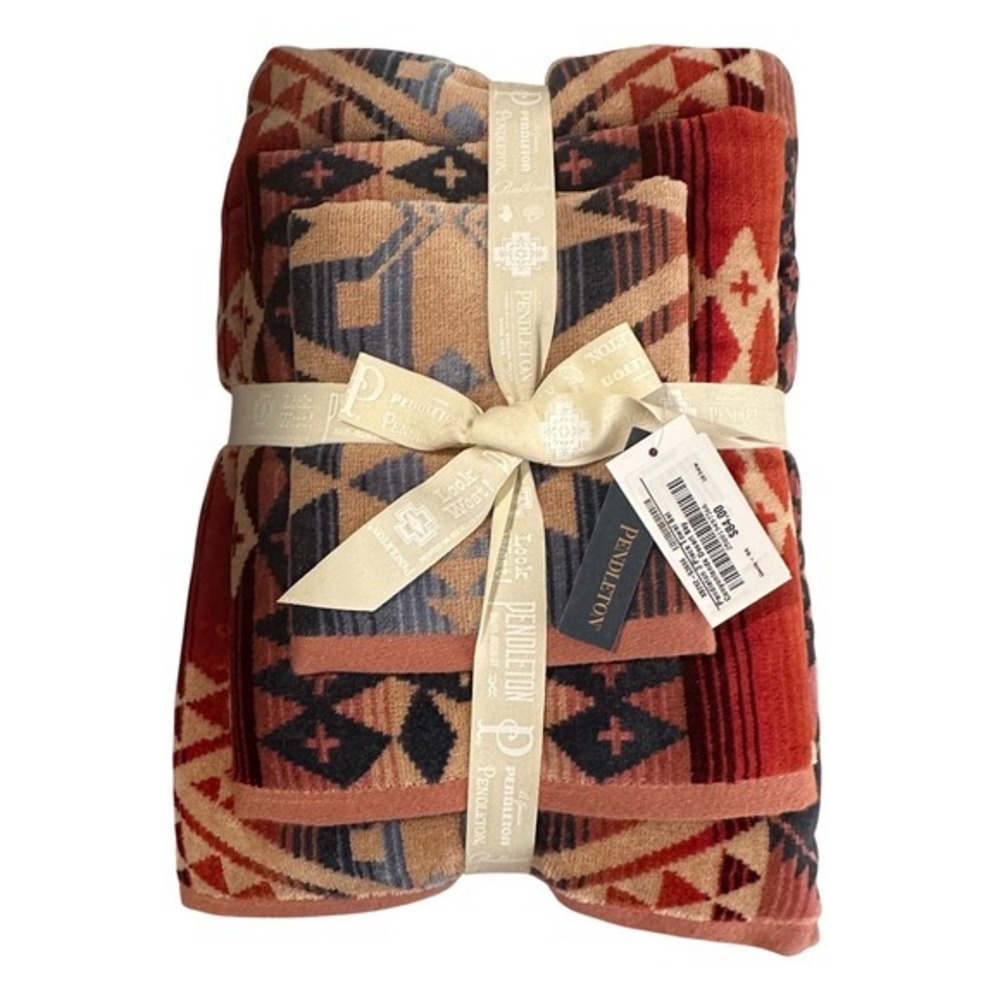 Pendleton 3 Piece Towel Set Unisex Canyonlands Desert Sky New NWT Southwestern - Picture 3 of 10